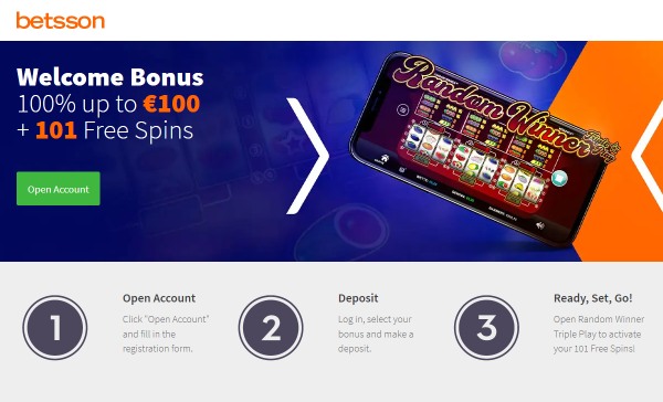 betsson casino bonuses