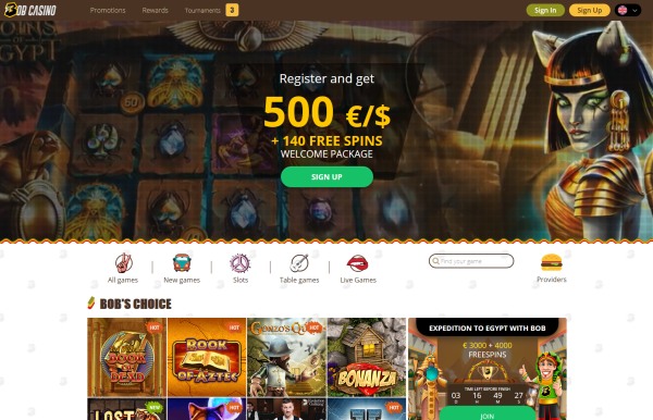 bob casino website
