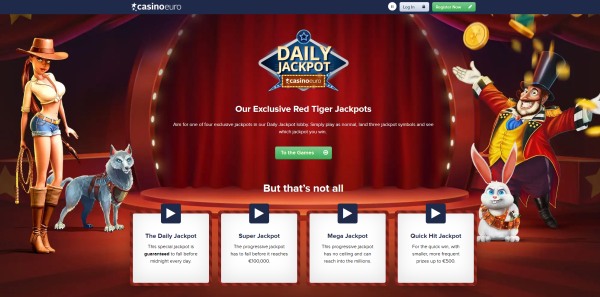 casinoeuro daily jackpot