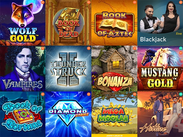 spinia casino games