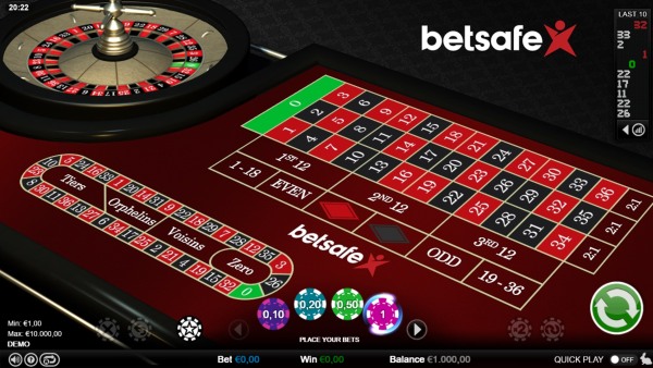 betsafe roulette