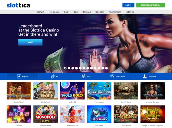 slottica casino официальный сайт