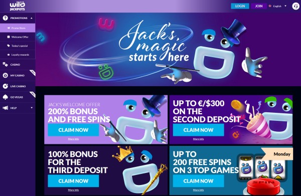 wild jackpots casino bonuses
